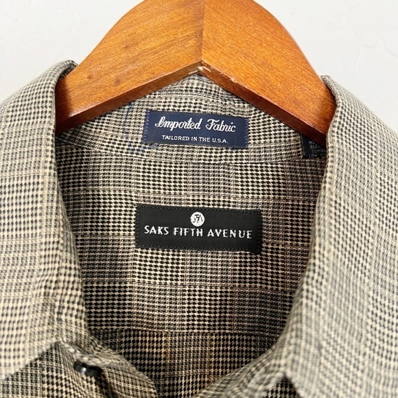 Saks Fifth Avenue Button Up Long Sleeve Shirt - Picture 5 of 6